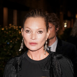 Kate Moss à la soirée organisée pour le lancement de la collection Fendace créée par la collaboration entre les maisons de couture Fendi et Versace lors de la Fashion Week printemps/été 2022 de Milan, Italie, le 26 septembre 2021. © Marco Piraccini/Mondadori Portfolio/Zuma Press/Bestimage