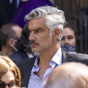 François Vincentelli - Obsèques de Jean-Paul Belmondo en l'église Saint-Germain-des-Prés, à Paris le 10 septembre 2021. © Cyril Moreau / Bestimage