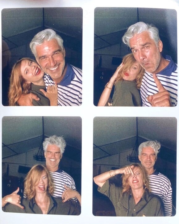 Alice Dufour et son compagnon François Vincentelli sur Instagram. Le 27 août 2021.