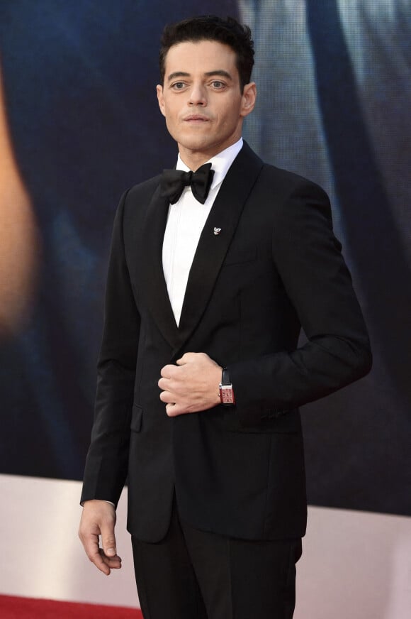 Rami Malek lors de l'avant-première mondiale du film "James Bond - Mourir peut attendre (No Time to Die)" au Royal Albert Hall à Londres le 28 septembre 2021.
