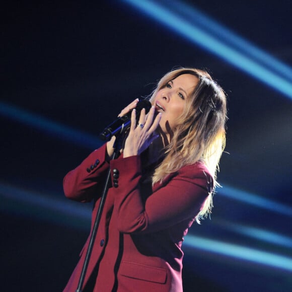 Exclusif - Hélène Segara - 2ème partie de soirée - Enregistrement de l'émission "Duos Mystères" à la Seine Musicale à Paris, qui sera diffusée le 26 février sur TF1. Le 1er février 2021 © Gaffiot-Moreau / Bestimage