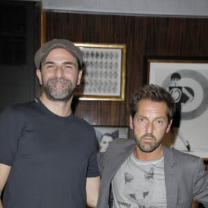 Exclusif - Grégory Fitoussi et Frédéric Diefenthal assistent au défilé de mode Tania Valenti à l'hôtel Sofitel. Paris, le 30 septembre 2021 © Christophe Aubert via Bestimage