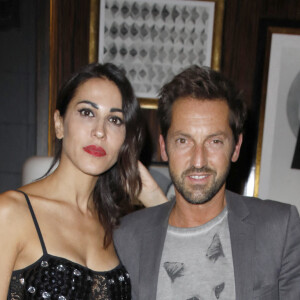 Exclusif - La créatrice Tania Valenti et Frédéric Diefenthal assistent au défilé de mode Tania Valenti à l'hôtel Sofitel. Paris, le 30 septembre 2021 © Christophe Aubert via Bestimage