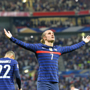 Joie de Antoine Griezmann (france) - Match de football : Eliminatoires coupe du monde 2022 : La France bat la Finlande 2-0 à Lyon le 7 septembre 2021. © Frédéric Chambert/Panoramic/Bestimage