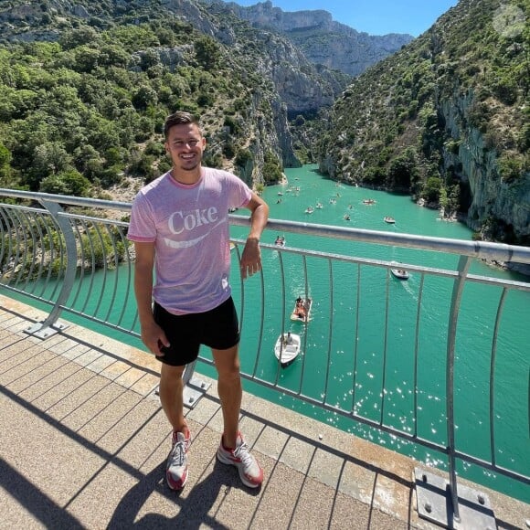 Fred de "Mariés au premier regard 2021" aux Gorges du Verdon, juillet 2021