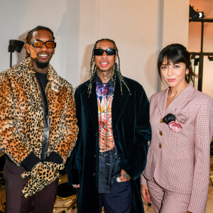 Carla Ginola, Offset, Tyga et Nolwenn Leroy assistent au défilé de mode Lanvin, collection prêt-à-porter printemps/été 2022 à la Salle Pleyel. Paris, le 3 octobre 2021. © Veeren Ramsamy-Christiophe Clovis/Bestimage