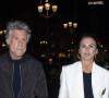 Marc Simoncini et sa compagne Ingrid (ex femme de Bob Sinclar) - Arrivées au défilé "Messika x Kate Moss" à l'hôtel Ritz à Paris. Le 3 octobre 2021. © Pierre Perusseau / Bestimage