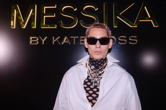 Evan Mock - Soirée de présentation de la collection "Messika x Kate Moss" à l'hôtel Ritz à Paris. Le 3 octobre 2021. © Rachid Bellak / Bestimage