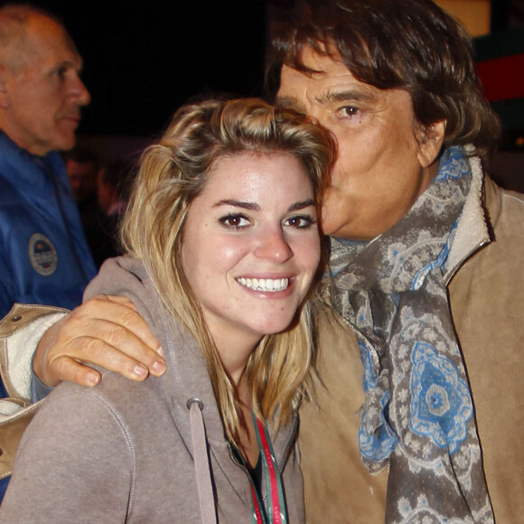 Archives - Bernard Tapie et sa fille Sophie lors des Gucci Masters 2013 à Paris. Le 7 décembre 2013. © Gwendoline Le Goff / Panoramic / Bestimage