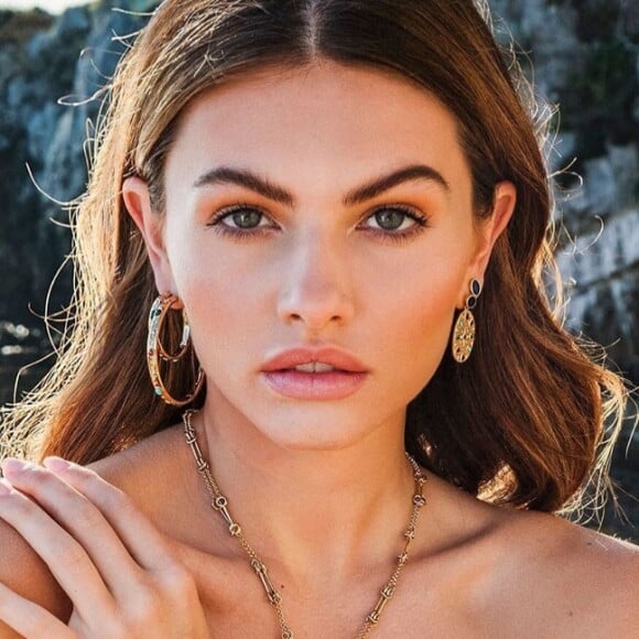 Thylane Blondeau, égérie de la collection Roma de la nouvelle campagne du joaillier APM Monaco. Le 7 juillet 2021.