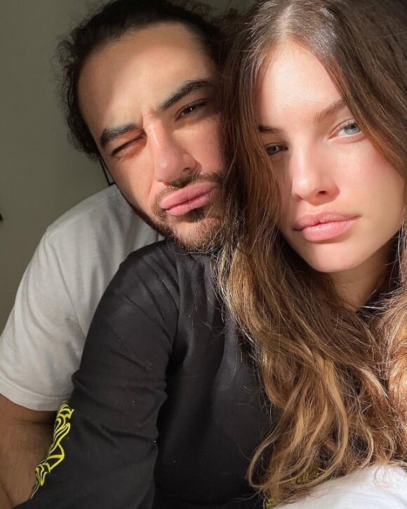 Thylane Blondeau et son petit ami Ben Attal sur Instagram, juillet 2021.