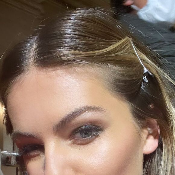 Thylane Blondeau en coulisses du Etam Live Show à Paris, sur Instagram le 4 octobre 2021.