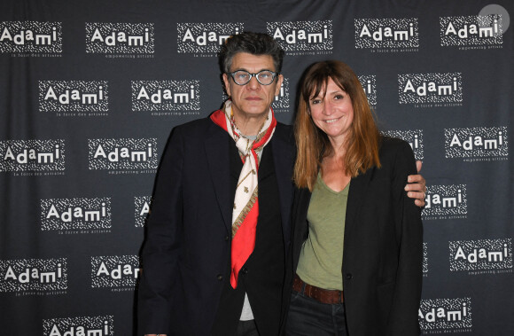 Exclusif - Marc Lavoine et Anne Bouvier - Remise du prix Adami de l'artiste citoyen 2021 à Marc Lavoine. Paris, le 25 mai 2021. © Coadic Guirec/Bestimage