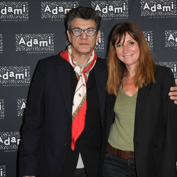 Exclusif - Marc Lavoine et Anne Bouvier - Remise du prix Adami de l'artiste citoyen 2021 à Marc Lavoine. Paris, le 25 mai 2021. © Coadic Guirec/Bestimage