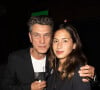 Marc Lavoine et sa femme Line Papin - Défilé Etam Live Show 2020 à Paris le 30 septembre 2020. © Pool Agence Bestimage