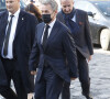Nicolas Sarkozy - Arrivées à la messe funéraire en hommage à Bernard Tapie en l'église Saint-Germain-des-Prés à Paris. Le 6 octobre 2021 © Jacovides-Moreau / Bestimage  
