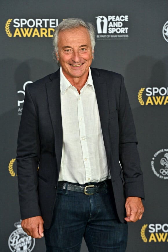 Riccardo Patrese durant la soirée de la 32ème édition des Sportel Awards au Grimaldi Forum à Monaco, le 5 octobre 2021. © Bruno Bebert/Bestimage