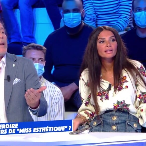 Jean-Michel Maire, animateur de "Miss Esthétique France" et Shelly Fray, membre du jury.