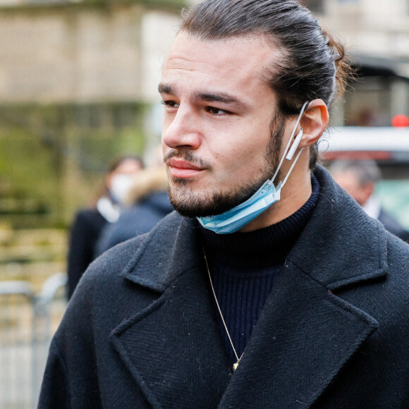 Anthony Colette - Arrivées aux Obsèques du danseur étoile Patrick Dupond en l'église Saint-Roch à Paris, France, le 11 mars 2021. 