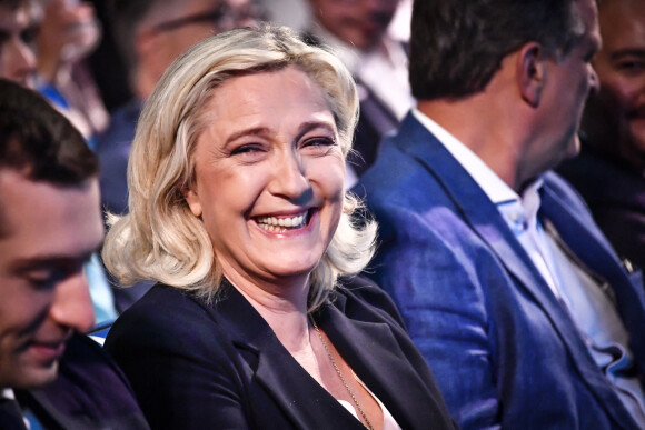 Marine Le Pen lors du congrès du Rassemblement National (RN) à Perpignan, France, le 4 juillet 2021. © Thierry Breton/Panoramic/Bestimage 