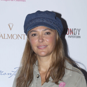 Exclusif - Sandrine Quétier - Photocall de la 6ème édition du cocktail "A Claudine" au profit de l'association "RoseUp" au restaurant "Mon Paris !" à Paris. Le 14 octobre 2019 © Christophe Clovis / Bestimage