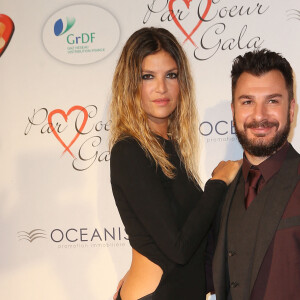 Michaël Youn et sa compagne Isabelle Funaro - Personnalités au gala "Par Coeur" pour les 10 ans de l'association "Cekedubonheur" au pavillon d'Armenonville à Paris. Le 24 septembre 2015