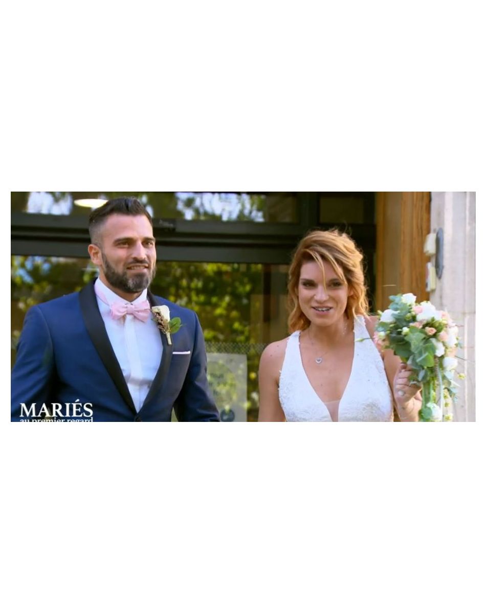 Mariage de Marianne et Aurélien dans "Mariés au premier regard 2021", le 19 avril, sur M6