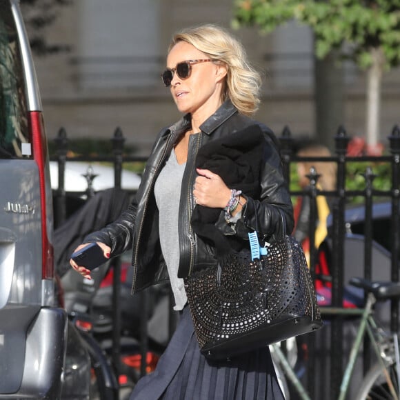 Cécile de Ménibus - Arrivées aux obsèques de Etienne Mougeotte en l'église Saint-François-Xavier à Paris. Le 13 octobre 2021 © Jacovides-Clovis / Bestimage