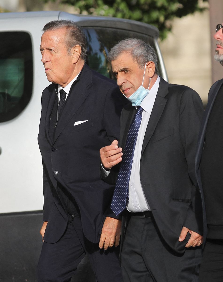 Charles Villeneuve - Arrivées aux obsèques de Etienne Mougeotte en l'église Saint-François-Xavier à Paris. Le 13 octobre 2021 © Jacovides-Clovis / Bestimage