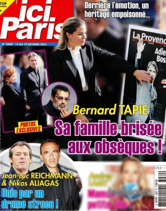 Couverture du magazine 'Ici Paris' du 13 octobre 2021