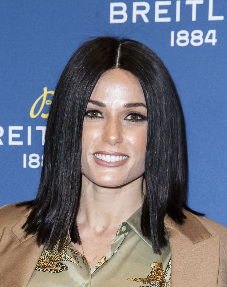 Capucine Anav lors de la soirée de réouverture de la boutique "Breitling", située rue de la Paix. Paris, le 3 octobre 2019. © Olivier Borde/Bestimage
