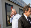 Xavier Bertrand, Président du conseil régional de Nord-Pas-de-Calais-Picardie - Nicolas Sarkozy visite le port de Calais le 21 septembre 2016.