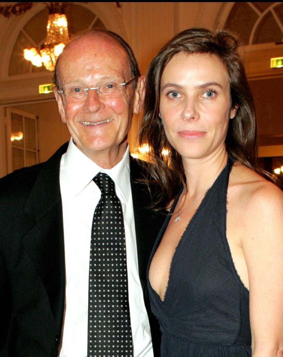 Emmanuel de La Taille et sa fille Anne Colombe.