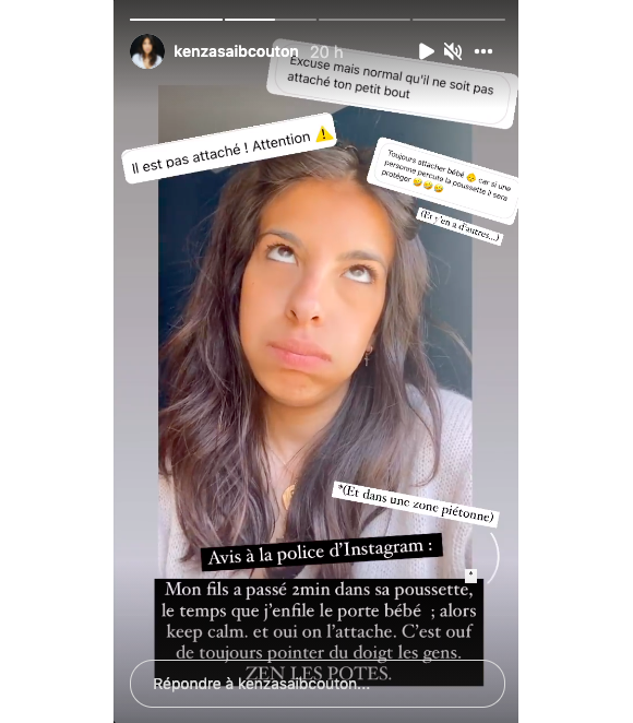 Kenza Saïb-Couton critiquée sur son rôle de maman avec son fils Naël - Instagram