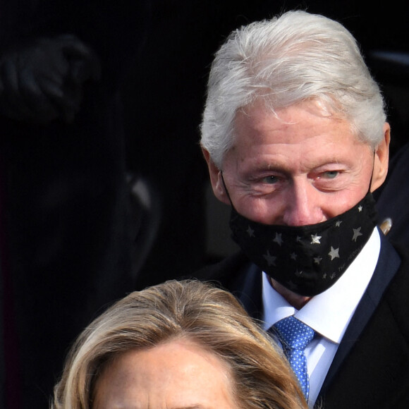 Bill Clinton et sa femme Hillary - Cérémonie d'investiture de Joe Biden , président des Etats-Unis et de Kamala Harris, vice-présidente à Washington le 20 janvier 2021. © Carol Guzy/ZUMA Wire / Bestimage