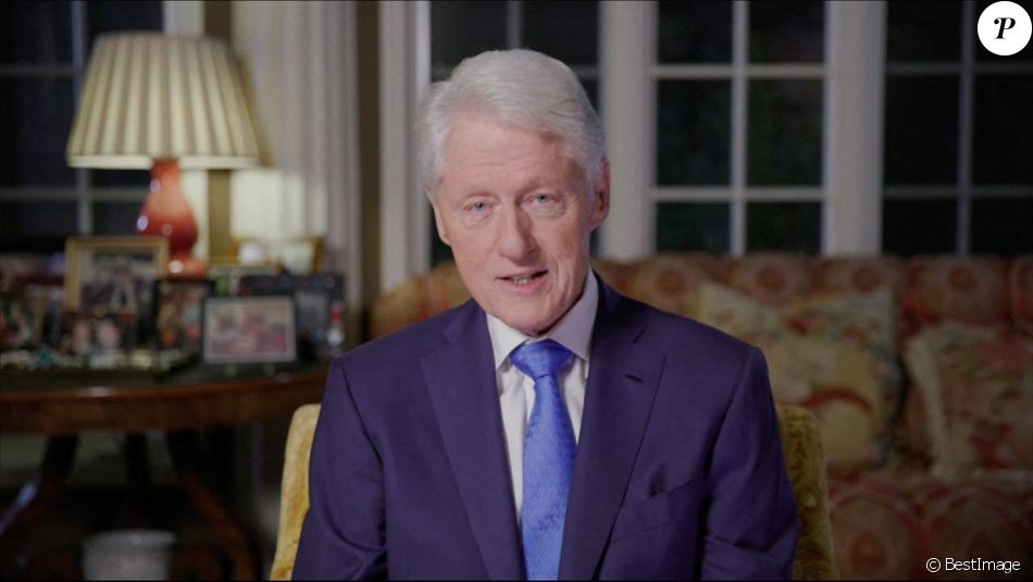 Bill Clinton - Les personnalités soutiennent J. Biden lors de la Convention nationale démocrate à Milwaukee, le 18 août 2020. L&#039;édition 2020 est virtuelle en raison de l&#039;épidémie de coronavirus (Covid-19).