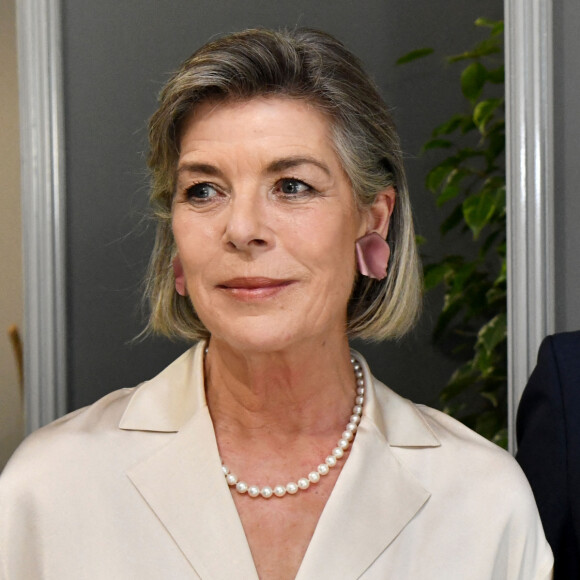 La princesse Caroline de Hanovre et le prince Albert de Monaco durant le 52e Concours International de Bouquets à Monaco, le 16 octobre 2021. © Bruno Bebert / Bestimage 