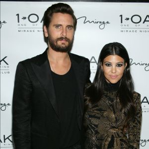 Scott Disick et Kourtney Kardashian à Las Vegas.