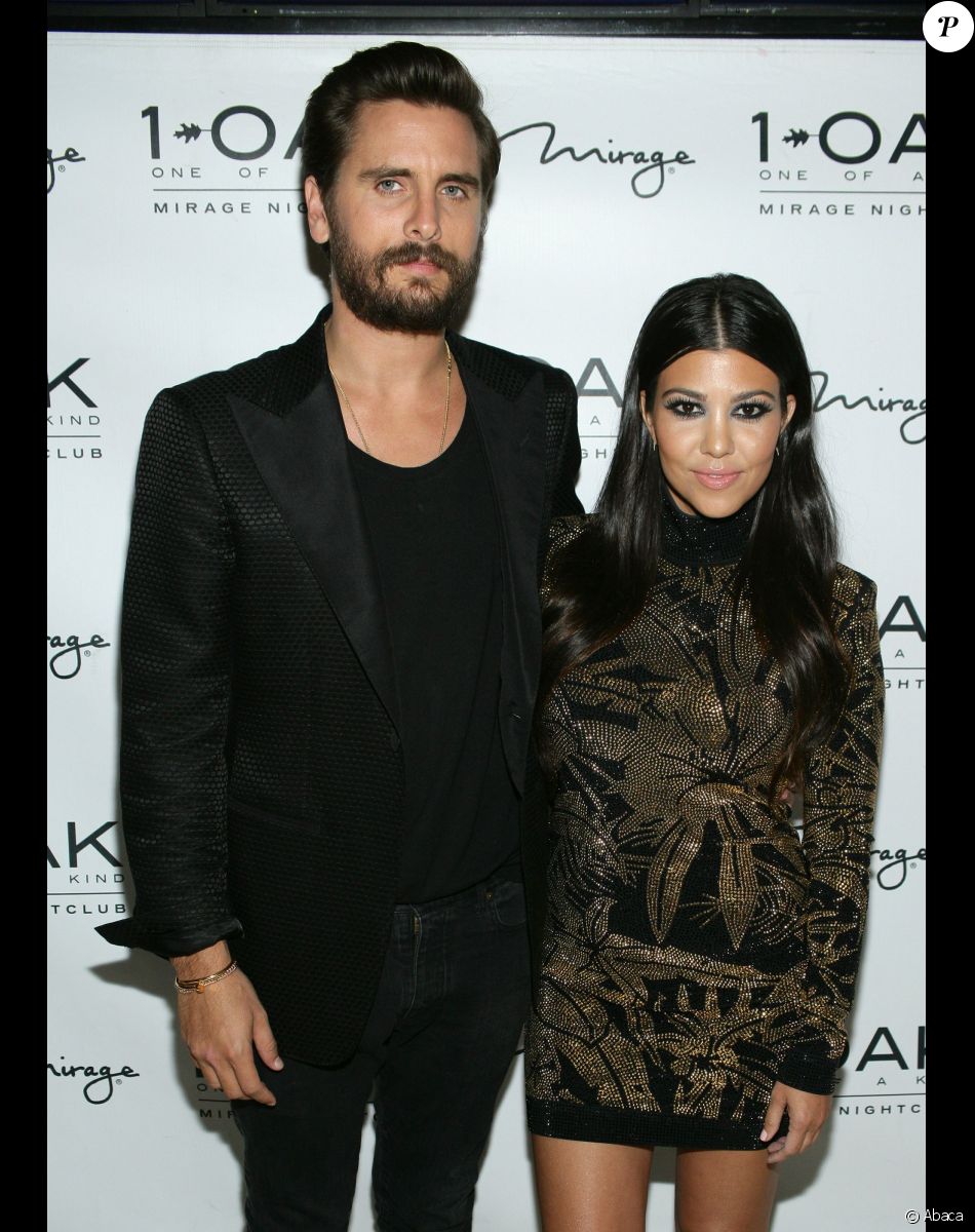 Scott Disick et Kourtney Kardashian à Las Vegas.