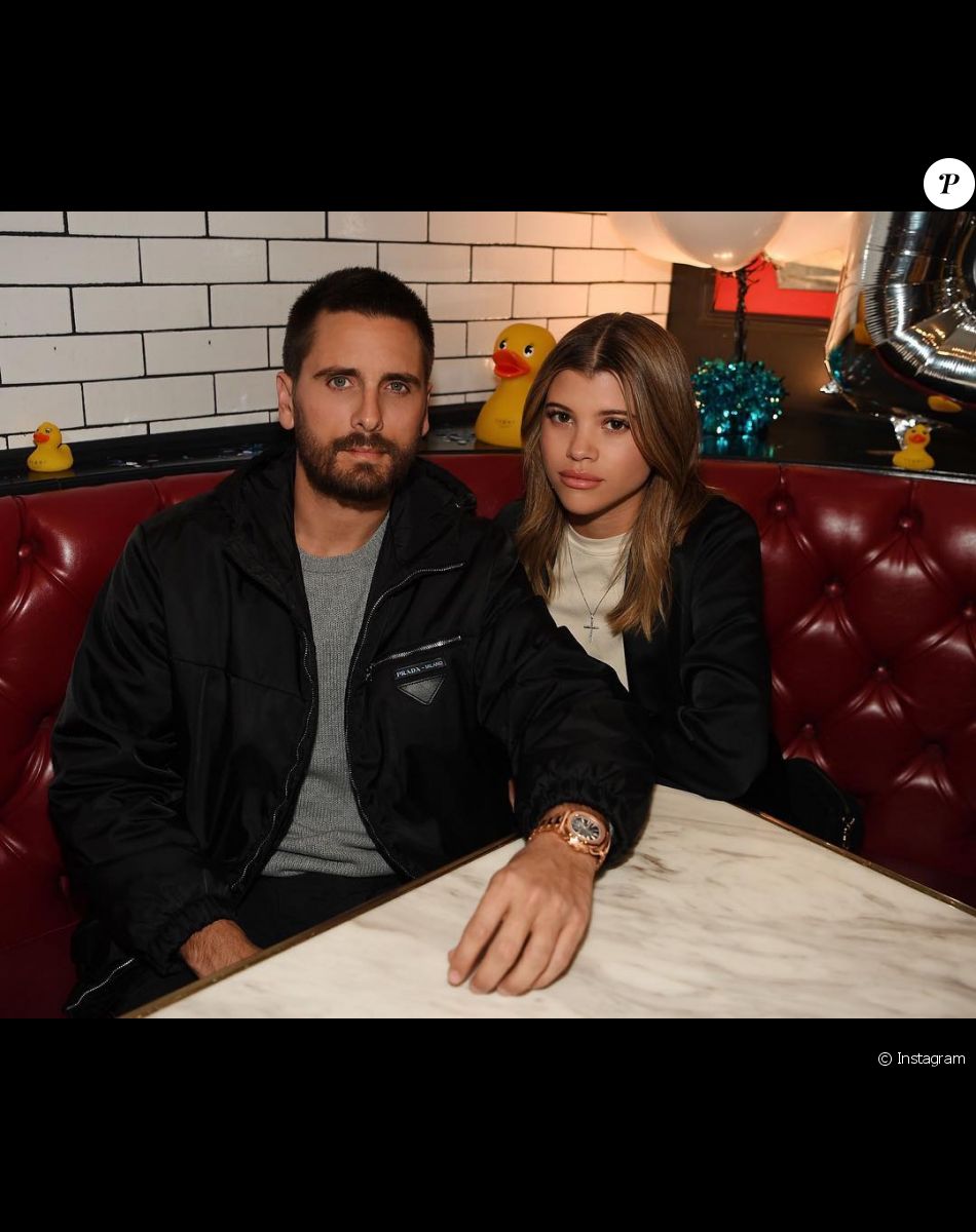 Sofia Richie et Scott Disick le 9 février 2019.