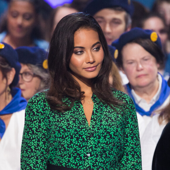 Vaimalama Chaves - Deuxième jour de la 33ème édition du Téléthon au Parc de la Villette à Paris le 7 décembre 2019. © Tiziano Da Silva/Bestimage