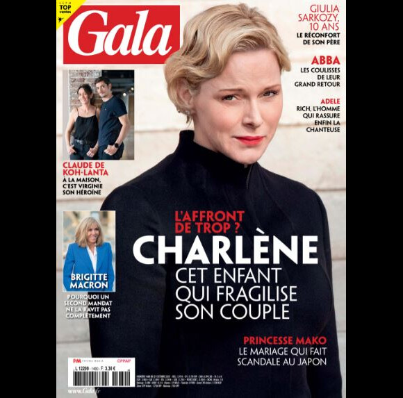 Couverture du magazine "Gala" du 21 octobre 2021