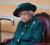 La reine Elisabeth II d'Angleterre, au Parlement écossais à Edimbourg, Ecosse, Royaume Uni. 