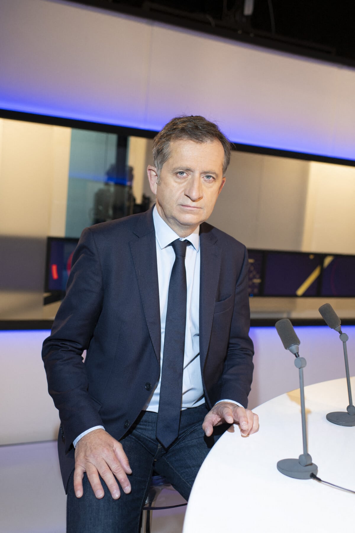 Photo Exclusif FrançoisXavier Lefranc (rédacteur en chef d'OuestFrance) lors de l'émission