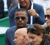 Patrice Evra l'international français de football, et son ex femme Sandra - Finale du Monte Carlo Rolex Masters 2017 sur le court Rainier III du Monte Carlo Country Club à Roquebrune Cap Martin le 23 avril 2017. Nadal a remporté le match en 2 sets, 6/1 - 6/3. Il remporte ici ce tournoi pour la dixième fois. © Jean-Charles Vinaj/Pool Monaco/Bestimage