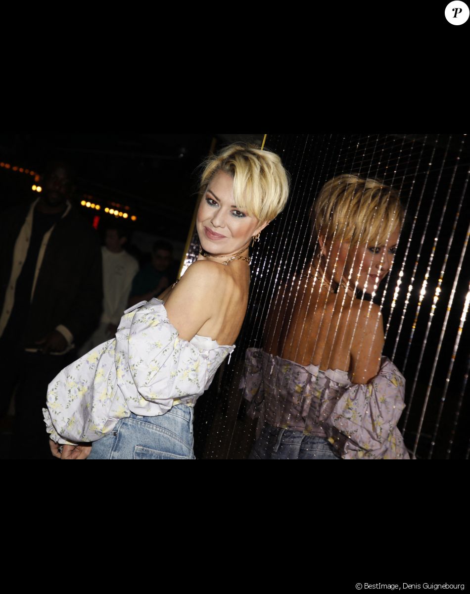 Katrina Patchett lors de la soirée de L'influenceuse Alix Desmoineaux ( avec une tenue de Jean-Paul Gaultier) et guest aux 2 millions d'abonnés sort son premier livre 'GLOW UP' lors d'une soirée à l'Arc à Paris le 21 Octobre 2021. © Denis Guignebourg / Bestimage