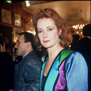 Archives - Dominique Lavanant à la soirée des Césars en 1989
