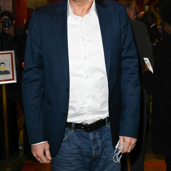 Pierre Palmade - Inauguration de la statue de cire de "Muriel Robin et Pierre Palmade" au musée Grévin à Paris le 25 octobre 2021. © Coadic Guirec/Bestimage