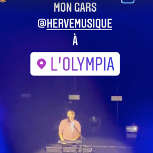 M. Pokora et Christina Milian au concert de Hervé à l'Olympia, à Paris, le lundi 25 octobre 2021.