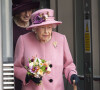 La reine Elisabeth II d'Angleterre assiste à la cérémonie d'ouverture de la sixième session du Senedd à Cardiff.